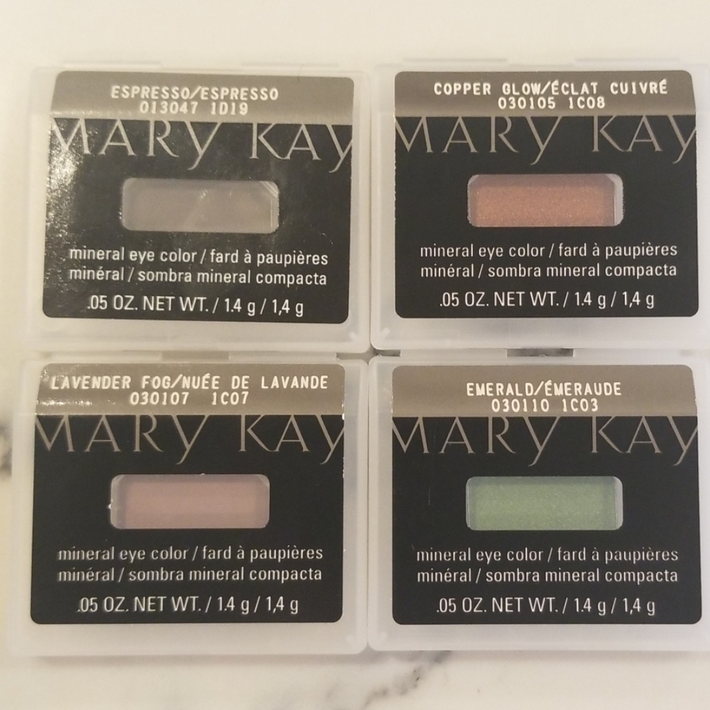 Lot of 4 Mary Kay Mineral Eye Color